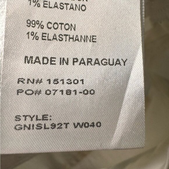 Good American Good 90s Short White Distress Size 32 Denim Minimal High Rise - Picture 8 of 10